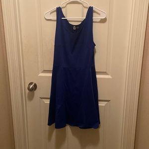 Royal blue casual dress